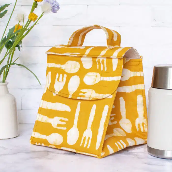Lunch Bag: Silverware - Gold-Organic