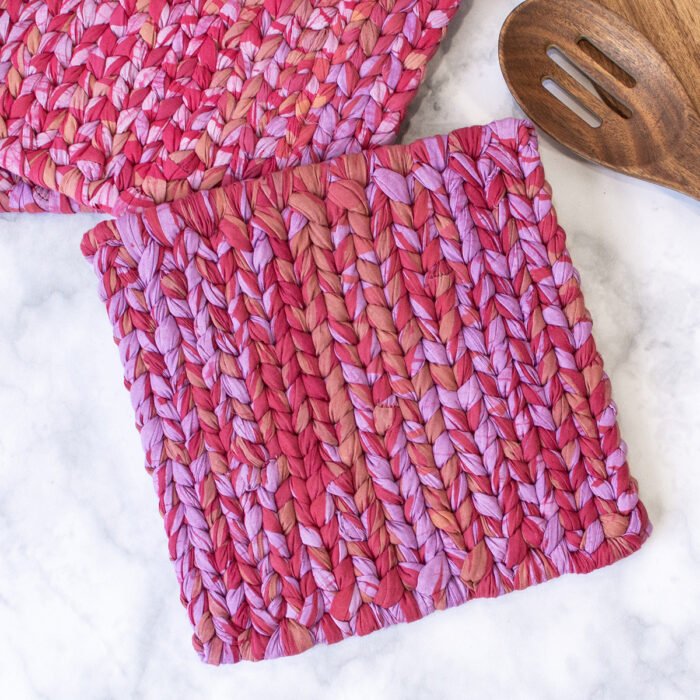 Trivet: Woven - Melon-Organic