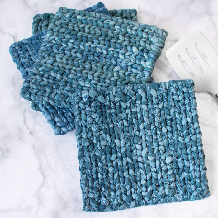 Trivet: Woven - Teal-Organic