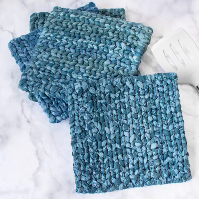 Trivet: Woven - Teal-Organic