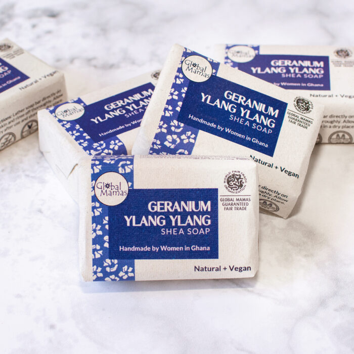 Shea Soap: Geranium Ylang Ylang