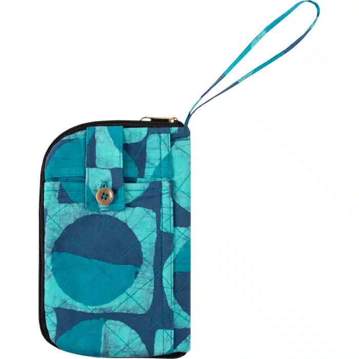 Travel Wallet: Mod Circles - Navy-Organic