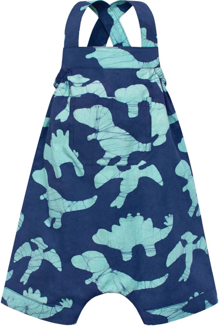 Romper: Dinos - Navy-Organic