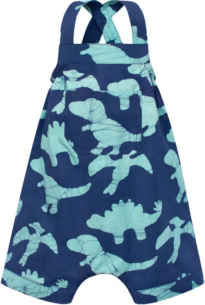 Romper: Dinos - Navy-Organic