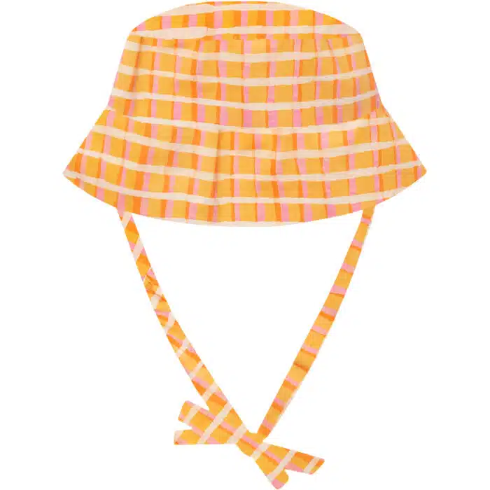 Sun Hat Babies: Plaid - Gold-Organic