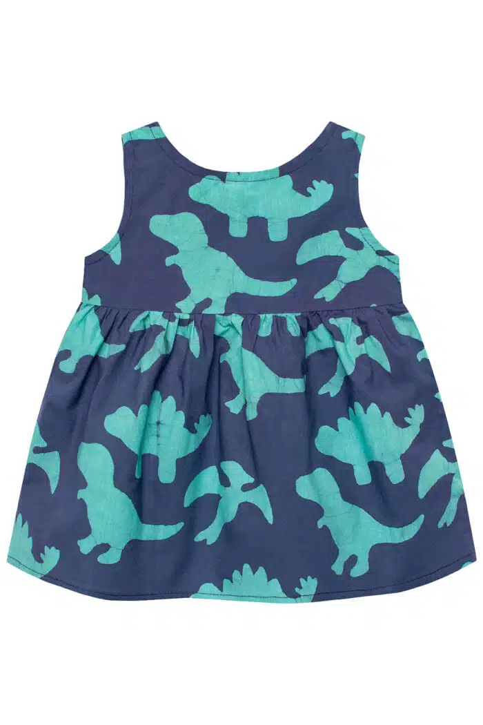 Sundress: Dinos - Navy-Organic
