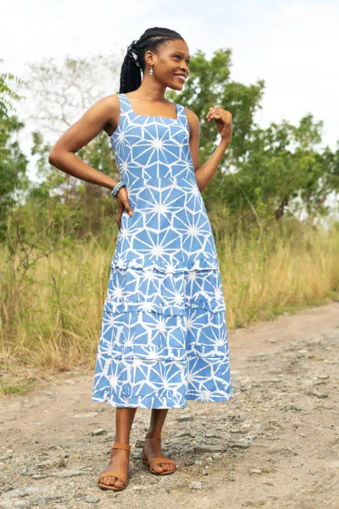 WomensDressRivieraTilesStoneLifestyle 2