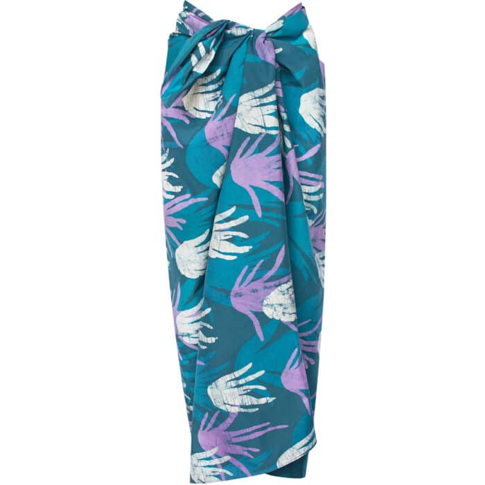 Sarong: Aloe - Teal-Organic