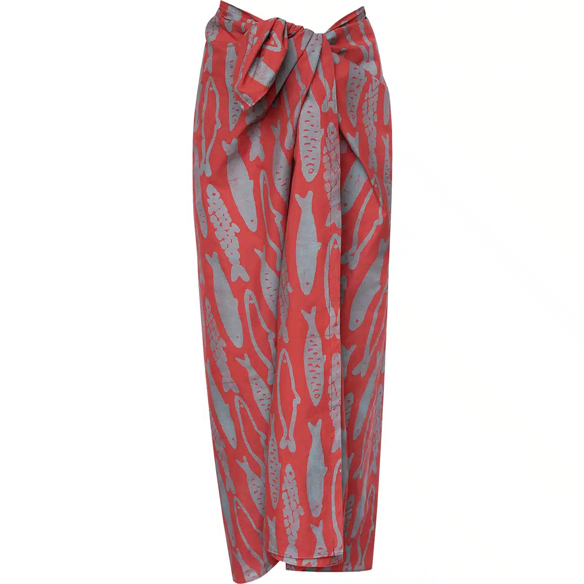Sarong: Sardines - Rust-Organic