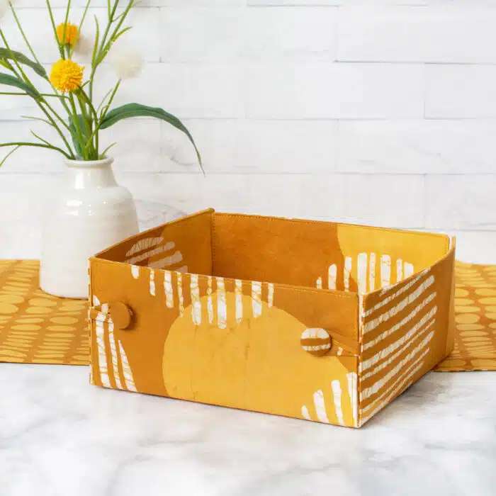 Button Basket: Eclipse - Amber-Organic