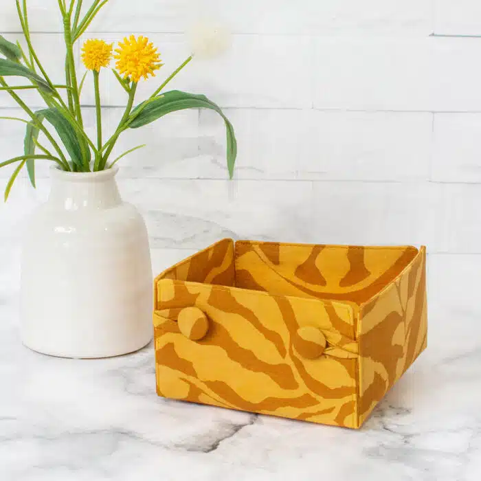Button Basket Mini: Terrace - Amber-Organic