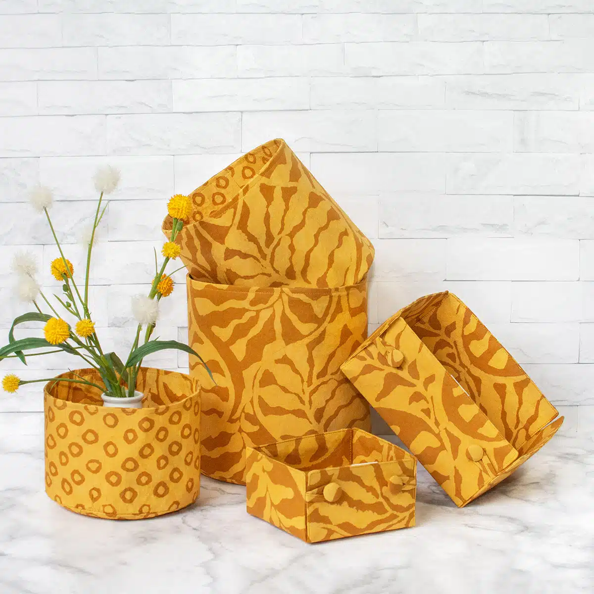 Stackable Bins: Terrace - Amber-Organic - Image 3