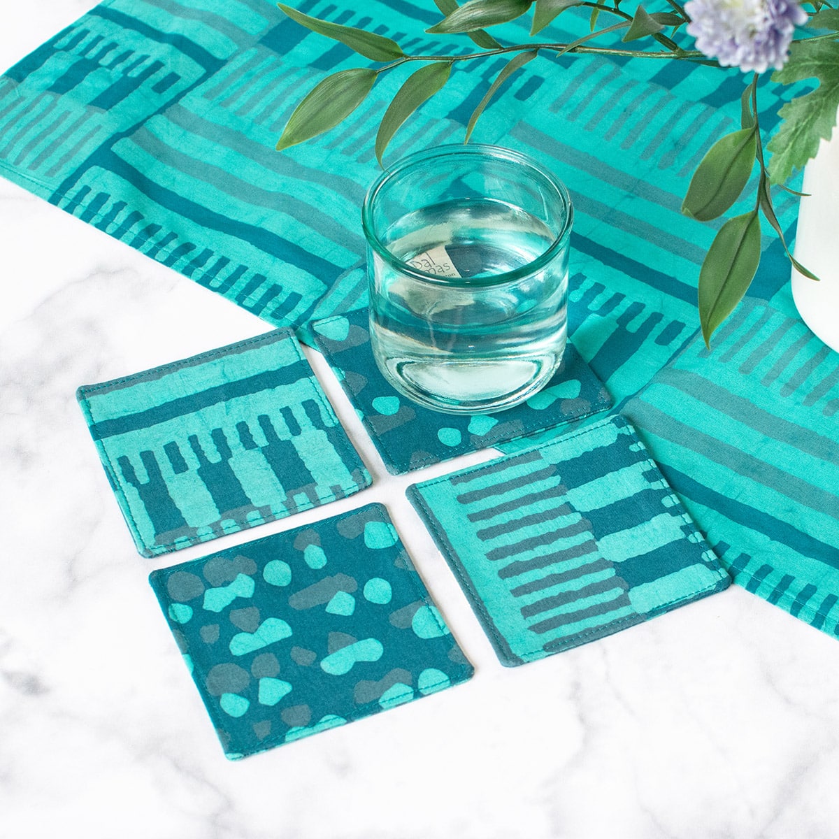 Coasters: Kenten - Teal-Organic - Image 2