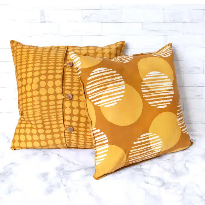 Pillow Covers-Set of 2: Eclipse - Amber-Organic