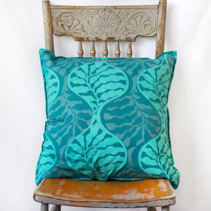 Pillow Covers-Set of 2: Terrace - Teal-Organic