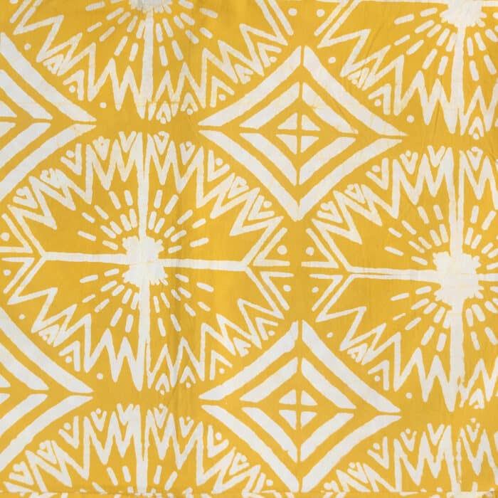 Batik Fabric: Radiance - Gold-Organic