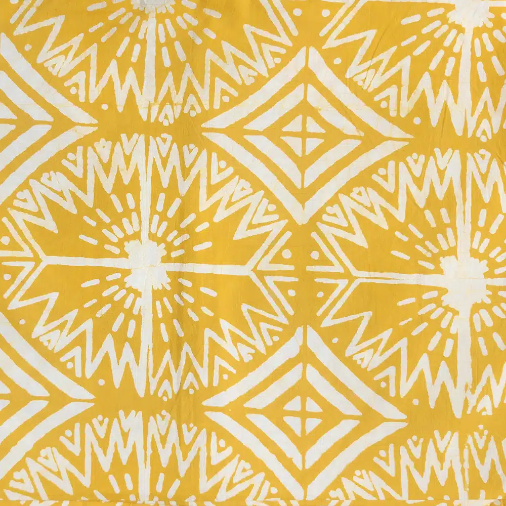 Batik Fabric: Radiance - Gold-Organic